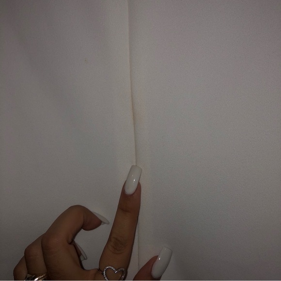 Lace sleeve white dress - Picture 5 of 10